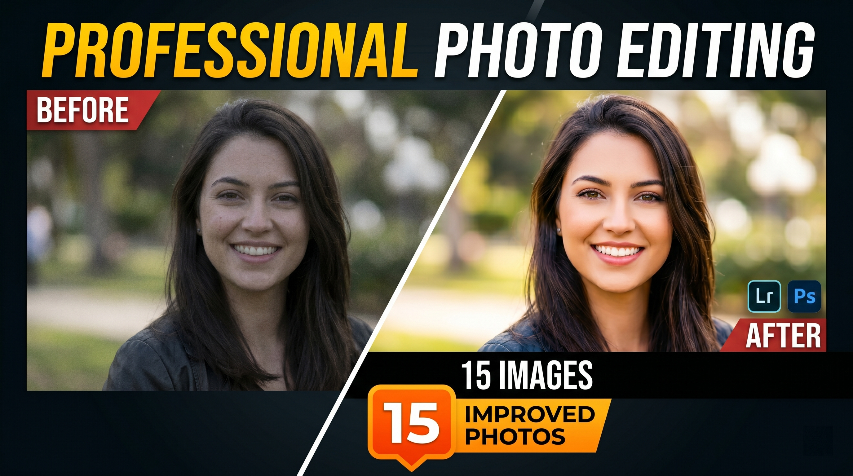 POST EDITING SERVICE FOR PHOTOS - 15 PHOTOS